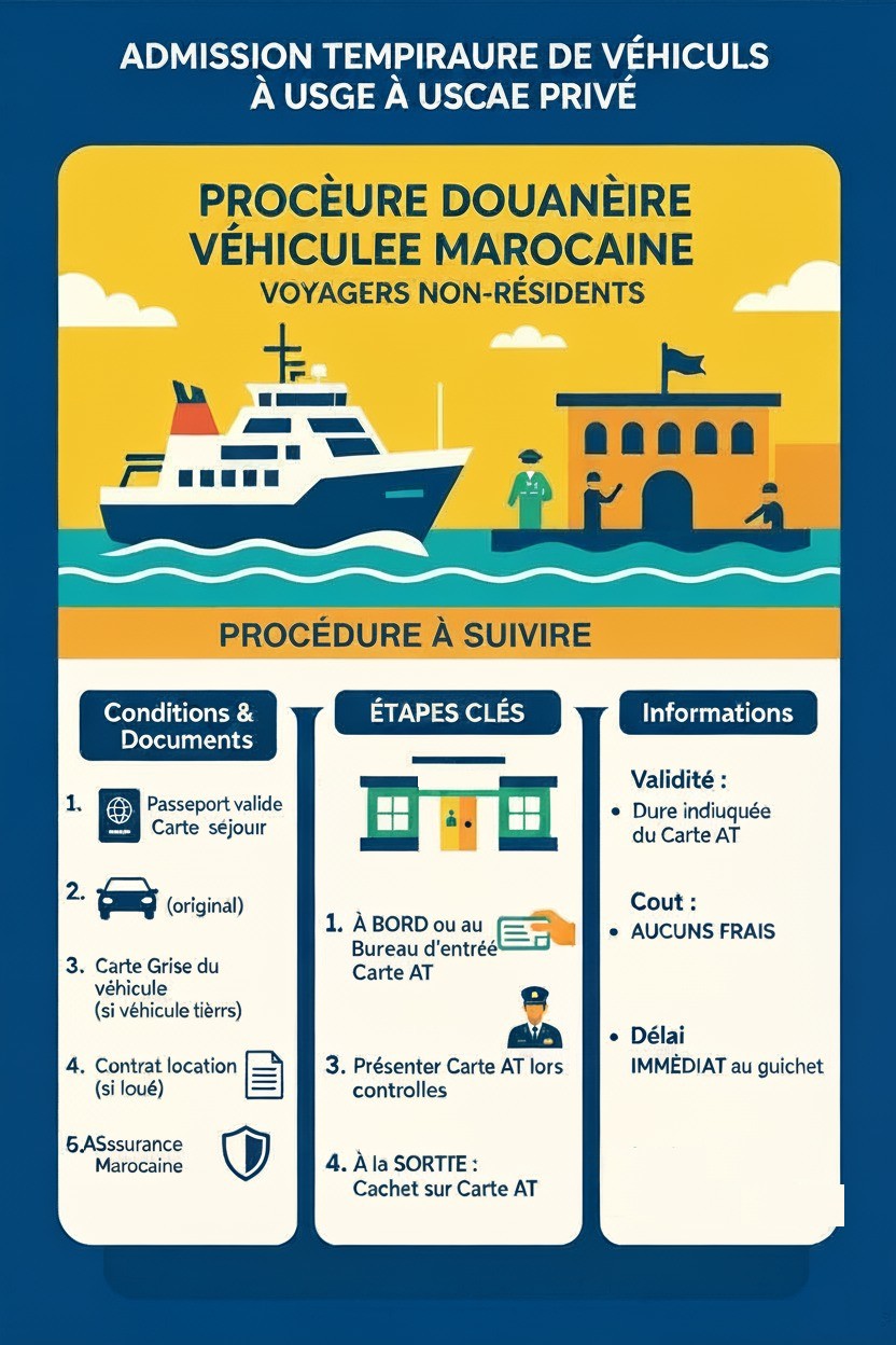 PROCÉDURE DOUANIÈRE Véhicules immatriculés à l’étranger – Voyageurs non-résidents